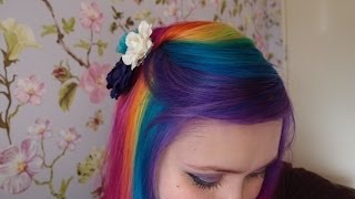 Dyeing a rainbow fringe [upl. by Harriott327]