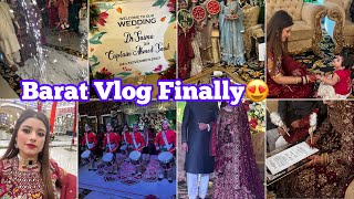 Baraat Vlog finally😍 Bohat bura scene hogaya mera sath🥺 [upl. by Nilram]