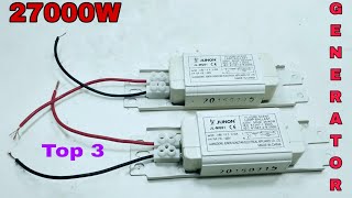 Top 03 I Create a Video with magnet free Energy 220V 27000Wcopper Coli Usb Experment in Homemode [upl. by Nirag]