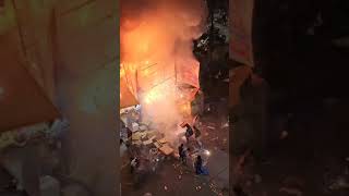 27thOct2024 Horrible Fire besides Tazza Tiffins hyderabad Hanuman tekdi around 830PM [upl. by Hedwig308]