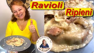 Ravioli ripieni con funghi e salsiccia allacciamoci il grembiule [upl. by Mcallister]