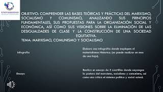 Marxismo comunismo y socialismo [upl. by Audly]