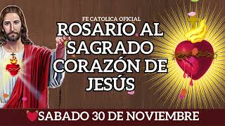 ✅ROSARIO AL SAGRADO CORAZÓN DE JESÚS INMACULADO CORAZÓN DE MARÍA Sabado 30 DE NOVIEMBRE de 2024 [upl. by Suisyola]