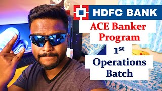 HDFC Bank ACE Banker Program  Operations 😎 Banking Operations Program  Best Banking Programs [upl. by Noby]