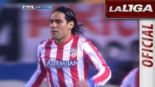 Gol de Falcao 11 en el Atlético de Madrid  Valencia CF  HD [upl. by Kraus]