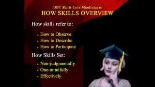 DBT Peer Connections Episode 1d  Core Mindfulness Skills  by Rachel Gill [upl. by Sinnek436]