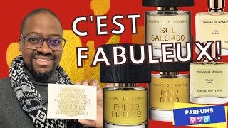 Parfums Thomas De Monaco Fuego Futuro Raw Gold Sol Salgado Grand Beau Eau Coeur [upl. by Ethelin]