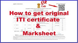 How to Download Online NCVT ITI Marksheet Certificate easily Hindi [upl. by Nitsirt]