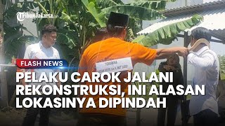 Dua Sosok Pelaku Carok 2 vs 4 di Bangkalan Jalani Rekonstruksi Lokasi Dipindah Karena Alasan Ini [upl. by Jain148]