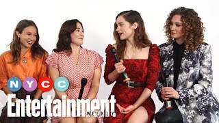 Wynonna Earps Dominique ProvostChalkley Melanie Scrofano amp More  NYCC19  Entertainment Weekly [upl. by Wendy46]