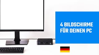 4 Bildschirme für deinen PC [upl. by Yrolg]