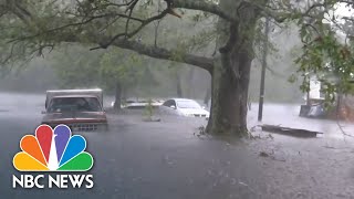 Floodwaters From Tropical Storm Florence Creep Up On Small NC Town  NBC News [upl. by Vallo868]