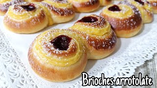 Brioches arrotolate con crema pasticcera e confettura I Le Ricette di TerroreSplendore [upl. by Ingrid]