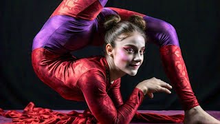 Advanced Crazy Contortionist flexibility dance moves  floor gymnastics dance flexibility [upl. by Eltotsira]