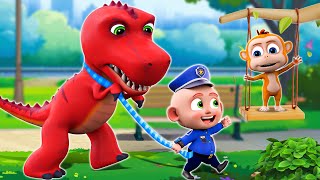 My Pet Dinosaurs 🦖  Dinosaur Song  Dinosaur Cartoon  More Nursery Rhymes amp Kids Song [upl. by Collete363]