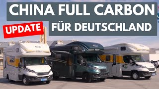 ANGRIFF China FULL CARBON 749t Wohnmobile in 2 Wochen in Deutschland auf dem Caravan Salon [upl. by Epilif612]