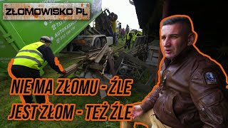 ROZTERKI STALOWEGO NA ROBOCIE 😂  Złomowisko PL [upl. by Suoicul]