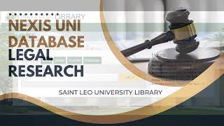 Nexis Uni Legal Research Tutorial [upl. by Lupe]