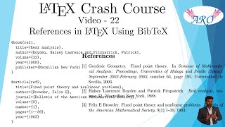 LaTeX Crash Course in Tamil Reference Management in LaTeX Create BibTeX File in LaTeX by G Scholar [upl. by Htebazileharas]