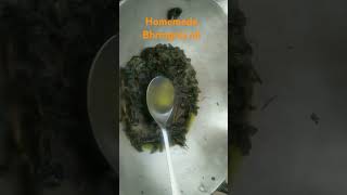 Homemade Bhringraj oil homemadehairoil hairoil bhringrajhairoil [upl. by Chloe849]