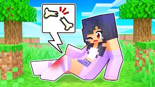 Aphmau BROKE Her LEG In Minecraft [upl. by Ynnus]