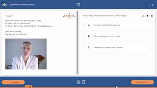 Luisteren examen A2 nieuw systeem 3 vragen [upl. by Eico]