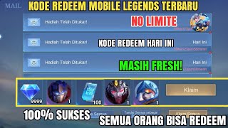 BURUAN REDEEM KODE REDEEM ML TERBARU KODE REDEEM MOBILE LEGENDS CODE REDEEM ML HARI INI MLBB NEW [upl. by Ecirpac]