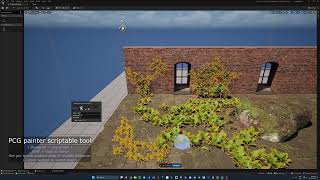 Unreal 55 PCG Painter scriptable tool [upl. by Euqinmod797]