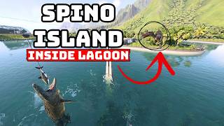 LARGE SPECIES PARK Ep 5 Spinosaurus Island in Lagoon  Jurassic World Evolution 2 [upl. by Nemzzaj]