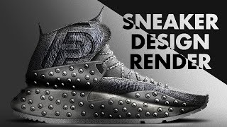 How to do Sneaker Design and Render  Photoshop [upl. by Ellives477]