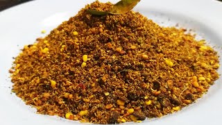 Curry leaves chutney powder  karivepaku podi chutney powder for rice and breakfast [upl. by Emmuela]