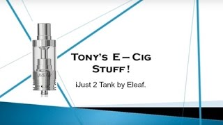 L IJUST 2 par Eleaf le kit batterie  ato subohm [upl. by Colp]