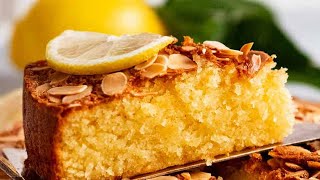 Lemon Coconut Almond Cake SUPER EASY [upl. by Sheets]