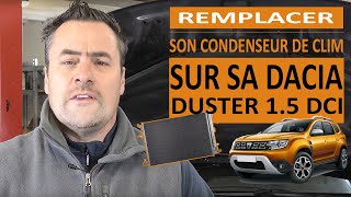 Dacia DUSTER je change le condenseur de climatisation [upl. by Amzaj]