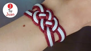 Pulseras de Moda con Nudos  Celta 20 DIY 💎  JuanTu3 [upl. by Eibocaj]