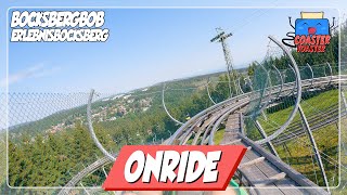 BocksBergBob  ErlebnisBocksBerg  Wiegand Alpine Coaster hoch oben aufm Berg  POV [upl. by Dietz911]