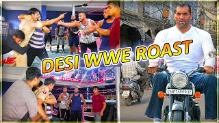 Indian Version of WWE  CWE ft The Great Khali  DhiruMonchik [upl. by Olwen121]