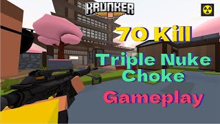 Triple Nuke Choke  Krunker Gameplay  psvm Clan [upl. by Raoul]