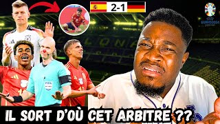 Toni Kroos ATOMISE Pedri 🥶 Gros Coup dur pour L’Espagne et Barça Espagne 21 Allemagne [upl. by Nylimaj]