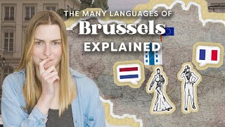 How Brussels Belgium Operates as a Trilingual City [upl. by Sirmons]