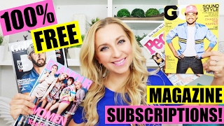 How to Score 100 Completely FREE Magazine Subscriptions🙌 [upl. by Nudd241]