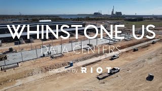 Riot Blockchains Building D Updated  Whinstone Data Center  Rockdale Texas [upl. by Reginauld]