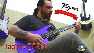 Review Moonlight  Guitarra Tagima TG510 TW Series  Escutem com o fone de ouvido [upl. by Bertha]