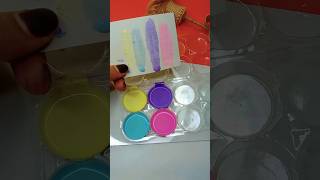 Homemade ACRYLIC PAINT 🎨😻 ll 😱art youtubeshorts painting shorts [upl. by Aiciled]