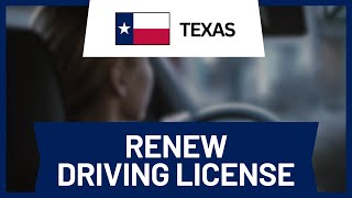 How to Renew Driving License Online in Texas [upl. by Osswald]