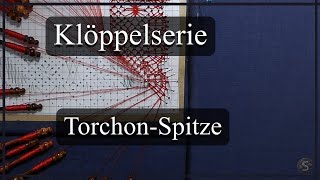 Klöppelserie  Torchon Rahmen  Teil 20 [upl. by Maccarthy]