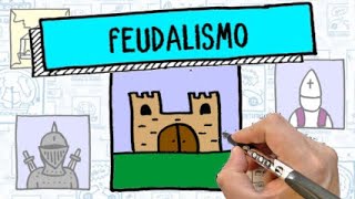 EUROPA FEUDAL  Feudalismo  Resumo desenhado [upl. by Wilone]