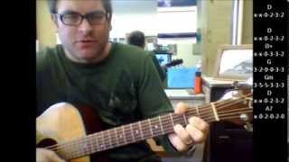 How to play Crying by Roy Orbison on acoustic guitar [upl. by Hairas]