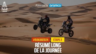 Le résumé de lÉtape 2 présenté par Aramco  Dakar2024 [upl. by Alrahs]