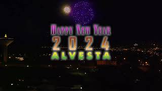 🎆 Happy New Year 2024 🎇 Alvesta  Sweden [upl. by Spielman194]